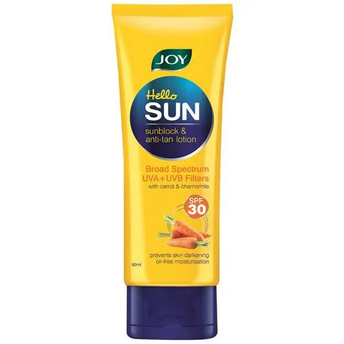JOY HELLO SUN SUNBLOCK & ANTI-TAN SUNSCREEN SPF 30