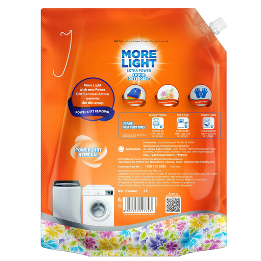 MORE LIGHT LIQUID DETERGENT