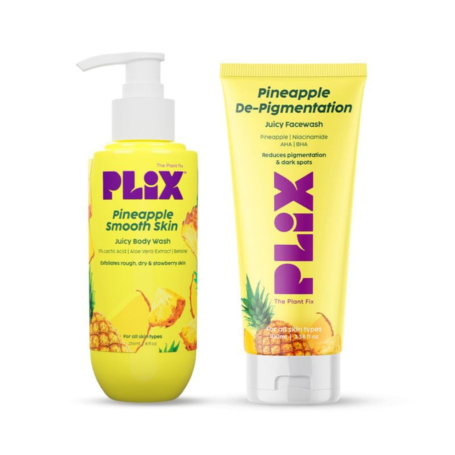 PLIX PINEAPPLE FOAMING COMBO