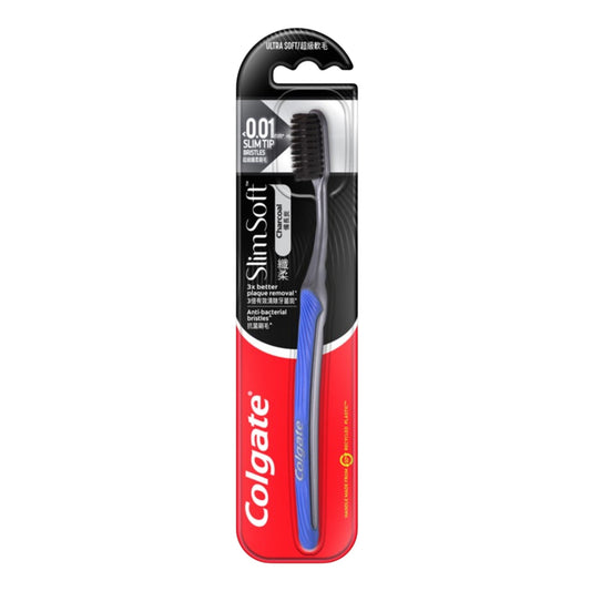 COLGATE Slim Soft CHARCOAL Tooth brush